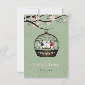 囚人オブラブ披露宴結婚式招待状 招待状