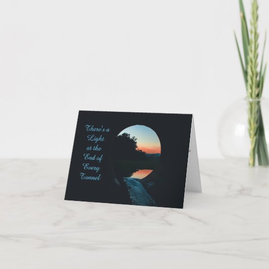 囚人カード – トンネルの端の光 カード (正面)