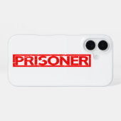 囚人スタンプ iPhone 16ケース (裏面横)