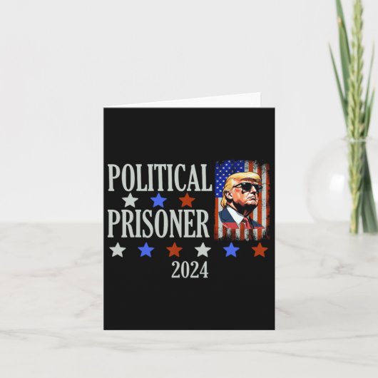 囚人トランプ2024 カード (正面)