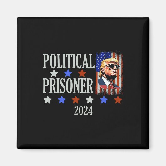 囚人トランプ2024 マグネット (正面)