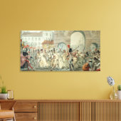 囚人ロシアのが大通りでパレード キャンバスプリント (インサイチュ (リビング))