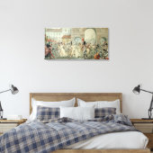 囚人ロシアのが大通りでパレード キャンバスプリント (インサイチュ (寝室))