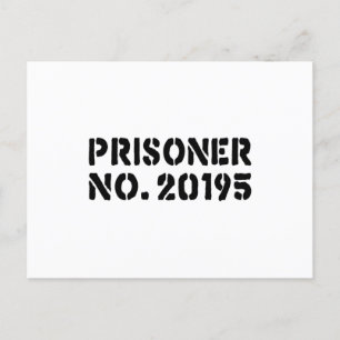 囚人番号20195 ポストカード
