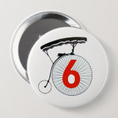 囚人第6 缶バッジ (正面&裏面)