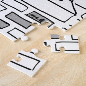 囚人離れ逃げ ジグソーパズル (側面)