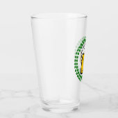 四おもしろい葉クローバービール タンブラーグラス (右)
