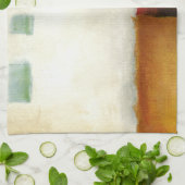 四つのカラフル長方形バイチャリカリアザリス キッチンタオル (折り畳み)