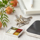 四つのカラフル長方形バイチャリカリアザリス キーホルダー (側面)