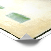 四つのカラフル長方形バイチャリカリアザリス ポスター (角)