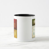 四つのカラフル長方形バイチャリカリアザリス マグカップ (中央)