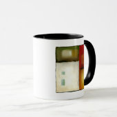 四つのカラフル長方形バイチャリカリアザリス マグカップ (正面右)