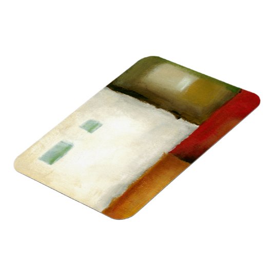 四つのカラフル長方形バイチャリカリアザリス マグネット (左側)