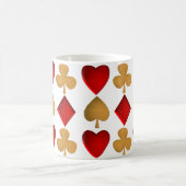 四つのスーツ コーヒーマグカップ (中央)