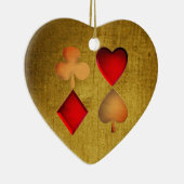 四つのスーツ セラミックオーナメント (右)