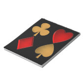 四つのスーツ ノートパッド (回転)