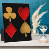 四つのスーツ フォトプラーク (側面)