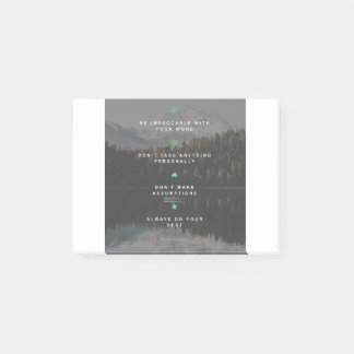 四つの協定 ポストイット