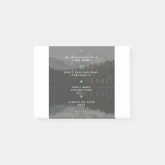 四つの協定 ポストイット (正面)