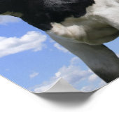 四つの子牛の虫の目ビュー ポスター (角)