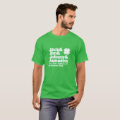 四つの父祖の聖。パトリックの日 Tシャツ (正面フル)