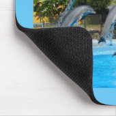 四つの舞うイルカ マウスパッド (コーナー)