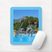 四つの舞うイルカ マウスパッド (マウス)