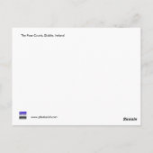 四つの裁判所,ダブリン,アイルランド ポストカード (裏面)