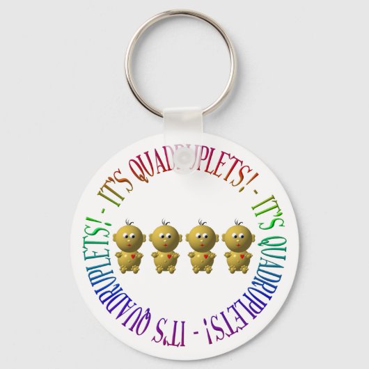 四つ子だ！ キーホルダー (正面)