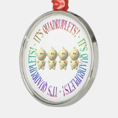 四つ子だ！ メタルオーナメント (左)