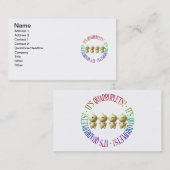 四つ子だ！ 名刺 (正面/裏面)