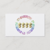 四つ子だ！ 名刺 (裏面)