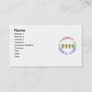 四つ子だ！ 名刺