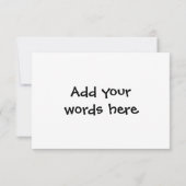 四つ子だ！ 招待状 (裏面)