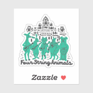 四つ紐動物ビニールシール シール