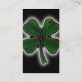 四つ葉のクローバー名刺 名刺 (裏面)