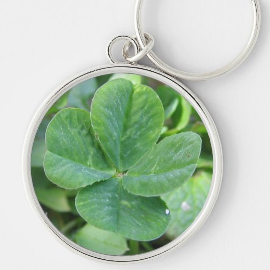 四つ葉のクローバー キーホルダー (正面)