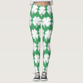 四つ葉のクローバー ラッキー Saint Patrick's Day レギンス (正面)