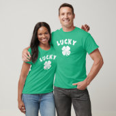 四つ葉のクローバー ラッキー St. Patrick's Day Tシャツ (ユニセックス)