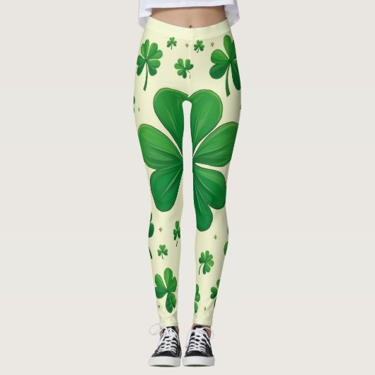 四つ葉のクローバー レギンス (正面)
