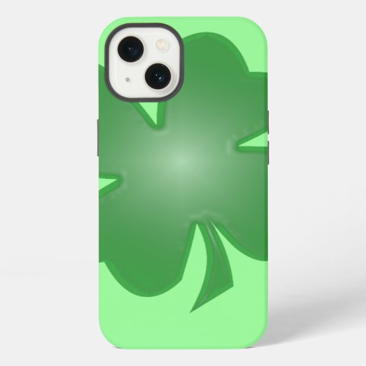 四つ葉のクローバー iPhoneケース (裏面)