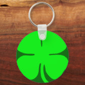 四つ葉クローバーキーチェーン キーホルダー (正面)