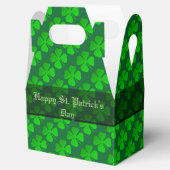 四つ葉クローバーパターン切り妻用箱 フェイバーボックス (オープン)