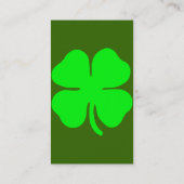 四つ葉クローバー名刺 名刺 (裏面)
