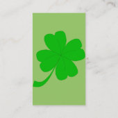 四つ葉クローバー名刺 名刺 (裏面)
