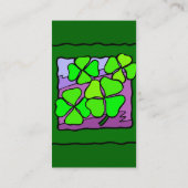 四つ葉クローバー名刺 名刺 (裏面)