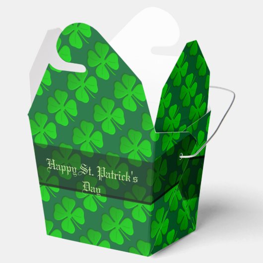 四つ葉クローバー模様取出し用意箱 フェイバーボックス (オープン)