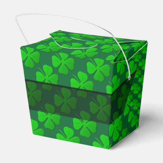 四つ葉クローバー模様取出し用意箱 フェイバーボックス (裏面サイド)