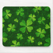 四つ葉クローバー模様 マウスパッド (正面)