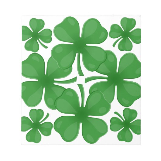 四つ葉クローバー ノートパッド (正面)